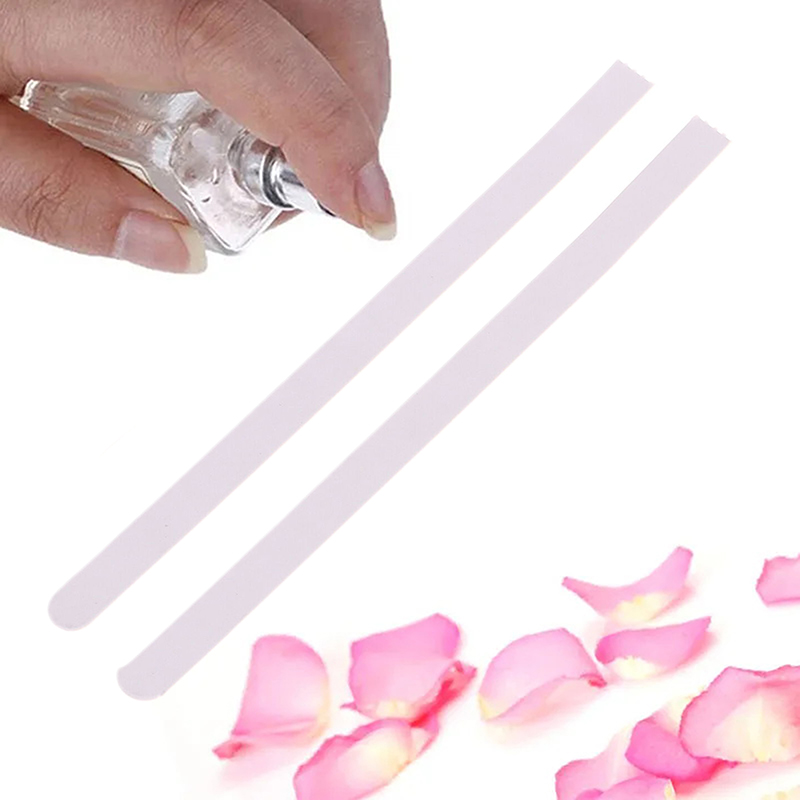 Fragrance Oil Set - 100 ピース/セットアロマセラピーフレグランス香水エッセンシャルオイルテストテスター紙ストリップ消臭拡張フレグランス