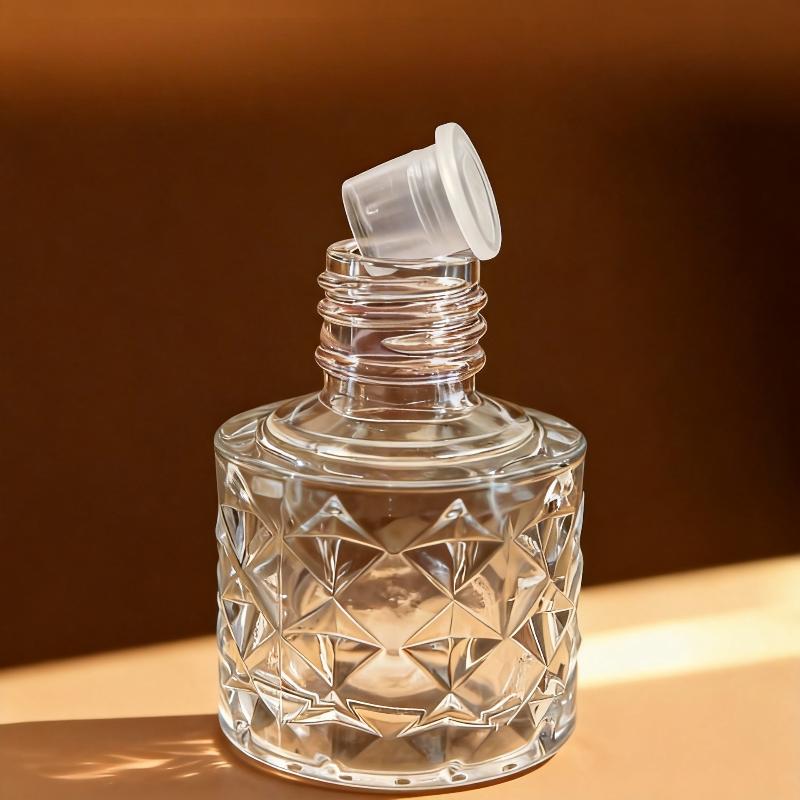 Home Fragrance Jar - 車用香水瓶 1個入り エッセンシャルオイルディフューザー 吊り下げ式空気清浄機 車のミラーと家の香り飾り用