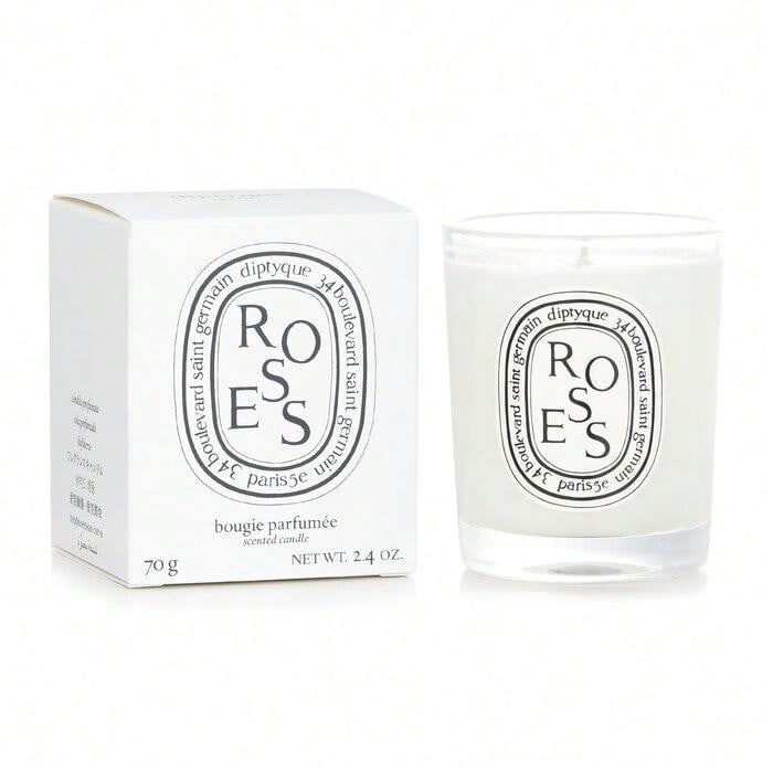 Home Fragrance Jar - バニラ、ラベンダー、ローズのガラス瓶キャンドル、ホームフレグランスキャンドル、無煙アロマキャンドル、アロマセラピー、消臭、瞑想、ヨガ、祈り、贈答、ストレス解消、リラクゼーションに最適