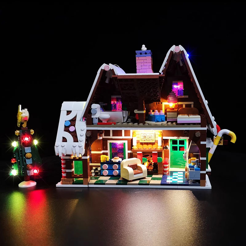 Home Fragrance Gingerbread - LYBMTWF LED照明キット レゴ10267 クリスマスジンジャーブレッドハウス対応 (モデルブリックは含まれません)