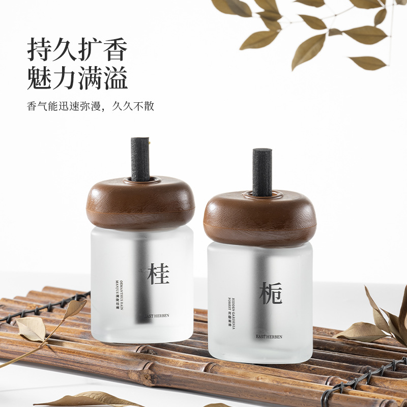 100ml リードディフューザーセット 木製蓋付き 天然エッ - Home Fragrance Luxury のレビューと価格