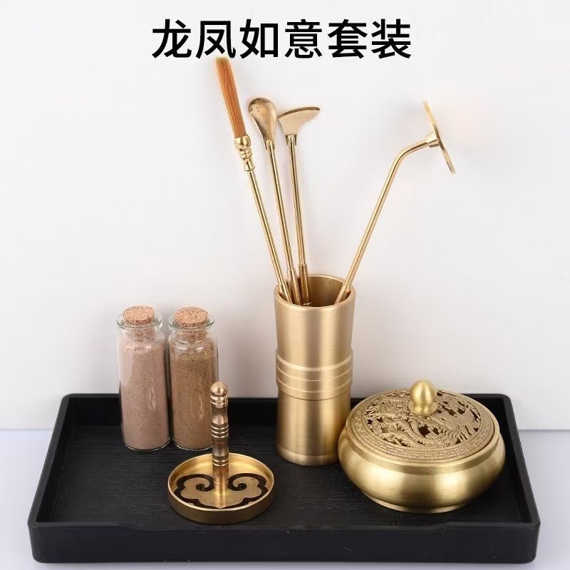 純銅製香炉セット ホームオフィス 茶室 手作り香炉ツール 伝 - Xmas Home Fragrance のレビューと価格