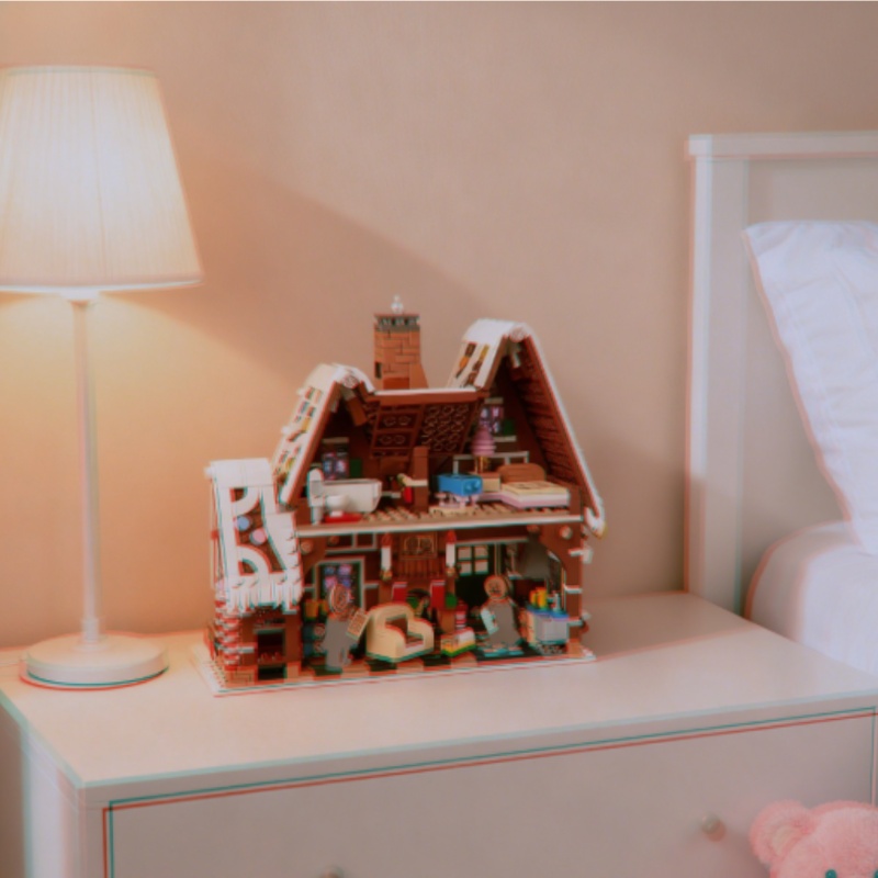 1447ピース新入荷冬の村ビルディングブロックセットクリエイ - Home Fragrance Gingerbread のレビューと価格