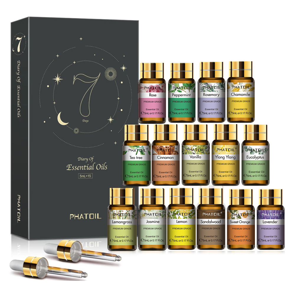 PHATOIL 12 個/15 個アロマセラピーエッセンシャ - Fragrance Oil Set のレビューと価格
