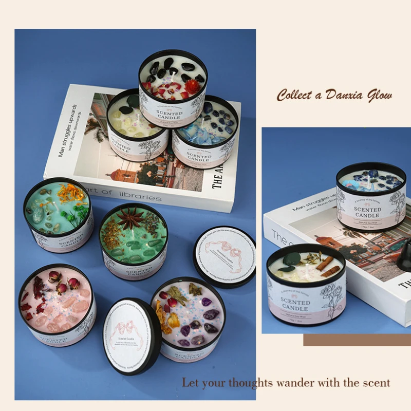 クリエイティブクリスタルアロマセラピーキャンドル6オンス - - Home Fragrance Jar のレビューと価格
