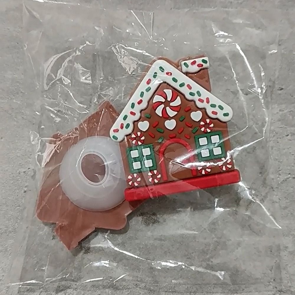 1/2 個ジンジャーブレッドハウス形状クリスマスボタンカバー - Home Fragrance Gingerbread のレビューと価格